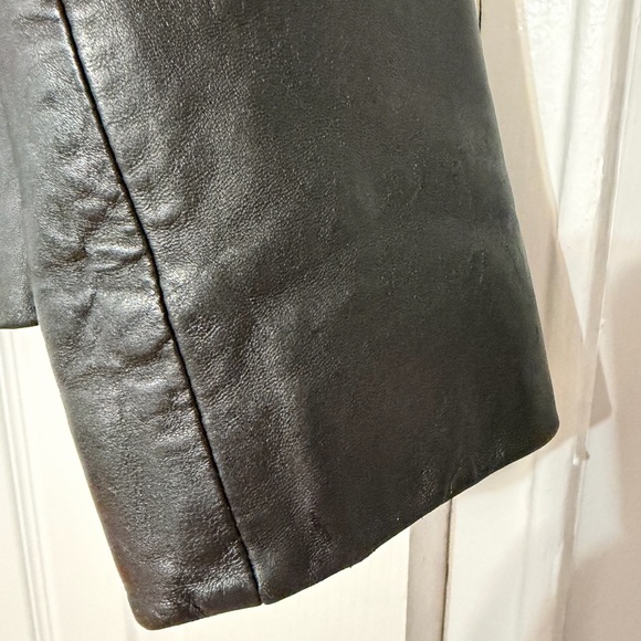 Style & Co. Genuine Leather Jacket – Black - Picture 8 of 12